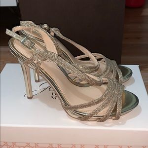 Badgley Mischka Strappy Platform Sandals